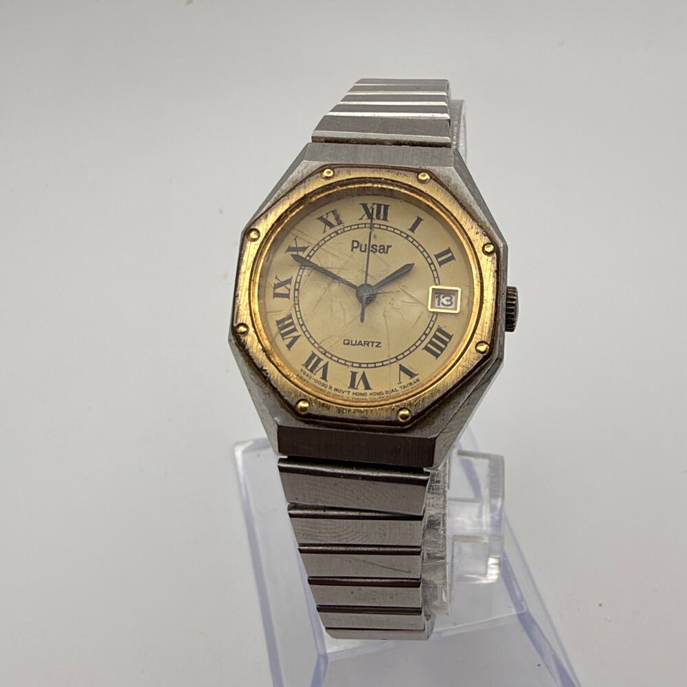 Elegant Vintage Pulsar Quartz Ladies' Wristwatch Working New Battery